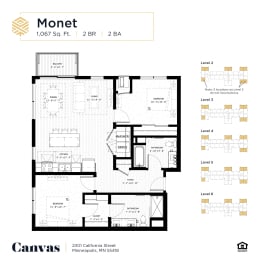 a floor plan of a house