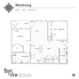 Bluff View_Mustang Floor Plan