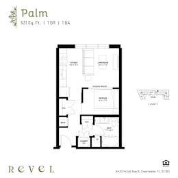Revel-Palm Floor Plan