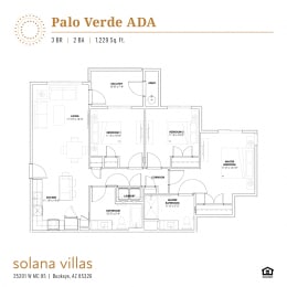 the floor plan of the condo