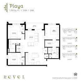 Revel-Playa Floor Plan