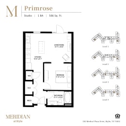 Meridian-Primrose Floor Plan