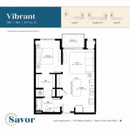  Floor Plan Vibrant