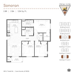 the floor plan villas