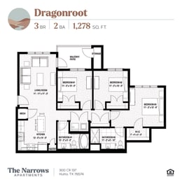 the floor plan of the nations apartments