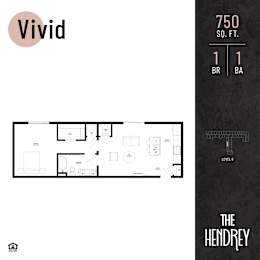 The Hendrey-Vivid Floor Plan