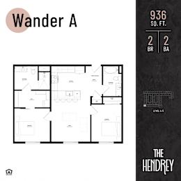 The Hendrey-Wander A Floor Plan