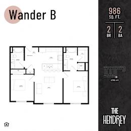 The Hendrey-Wander B Floor Plan