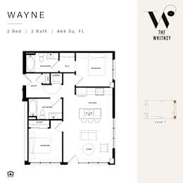 The Whitney-Wayne Floor Plan