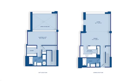 19_F1 Floor Plan at Tindeco Wharf, Baltimore, Maryland