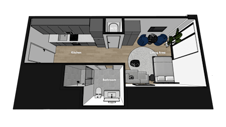 1 bed 1 bath at Miles at Ybor Apartments, Tampa, FL
