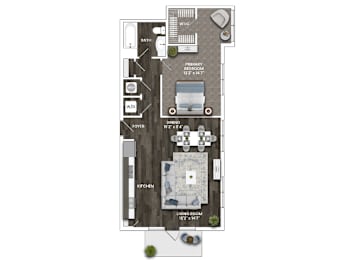 A10A Floor Plan at La Unión, Tampa
