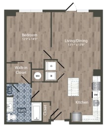 A22A Floor Plan at Park Kennedy, Washington