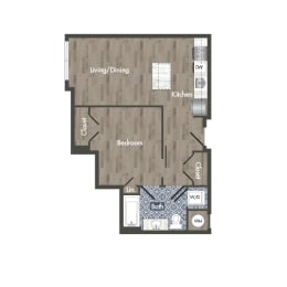 A23Z  Floor Plan at Park Kennedy, Washington