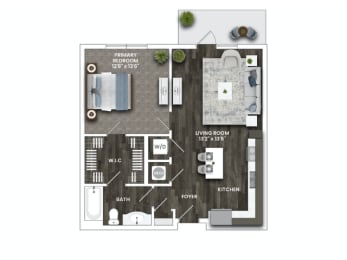 A8A Floor Plan at La Unión, Tampa, 33605