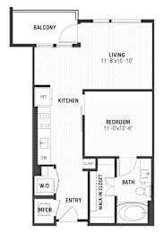 A2 Floor Plan at The William, Chantilly, VA