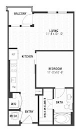 A2 Floor Plan at The William, Chantilly, VA