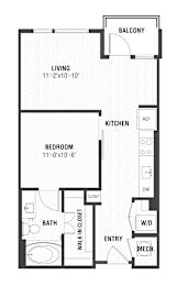 A2 Floor Plan at The William, Chantilly, 20152