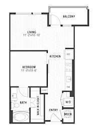 A2 Floor Plan at The William, Chantilly Virginia