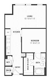 A3 Floor Plan at The William, Chantilly