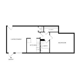 1 bed 1 bath at Huntwood Courts Apartments, Washington DC