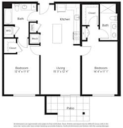 2 bed 2 bath O at Fort Totten Square, Washington, 20011