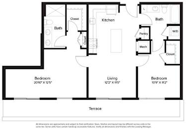 2 bed 2 bath K at Fort Totten Square, Washington, 20011