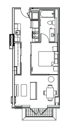 A2A Floor Plan at Madison House, Washington