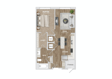 A22 Floor Plan at Preston Ridge, Cary, NC