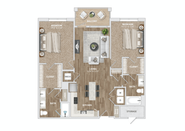 B13 Floor Plan  at Preston Ridge, North Carolina