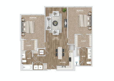 B22 Floor Plan at Preston Ridge, North Carolina