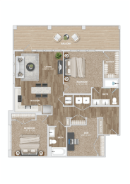 BD221 Floor Plan at Preston Ridge, Cary, NC, 27513