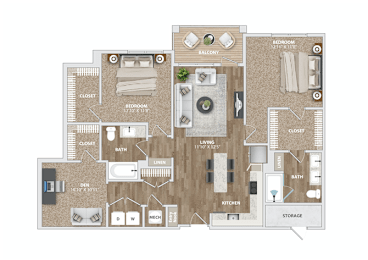 BD31 Floor Plan at Preston Ridge, North Carolina