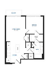 1 bed 1 bathroom P at Coda at Bryant Street, Washington