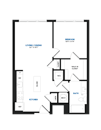 1 bed 1 bathroom Z at Coda at Bryant Street, Washington DC