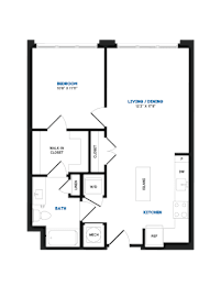 1 bedroom 1 bathroom at Coda at Bryant Street, Washington, DC 20002