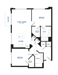 2 bed 2 bathroom A at Coda at Bryant Street, Washington, DC