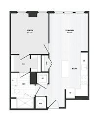 1 bedroom 1 bathroom Z at Coda at Bryant Street, Washington, DC 20002