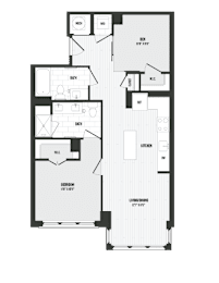 2 bed 2 bathroom H at Coda at Bryant Street, Washington, 20002