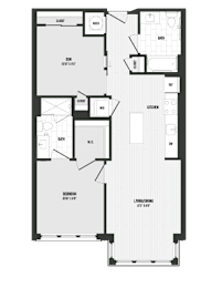 2 bed 2 bathroom S at Coda at Bryant Street, Washington, DC