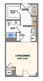 s03m Floor Plan at Loree Grand at Union Place, Washington, DC