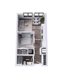 A4A Floor Plan at The Stevedore, Tampa, 33605