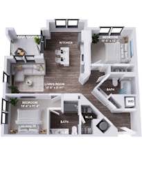 B7B Floor Plan at The Stevedore, Florida