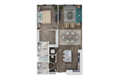 A6A Floor Plan at Fairmont at South Lake, Bowie, 20716