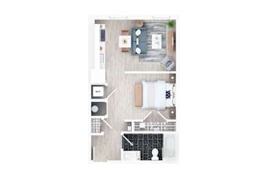1 BED 1 BATH J at Jayde Parkside Apartments, Washington DC, 20019