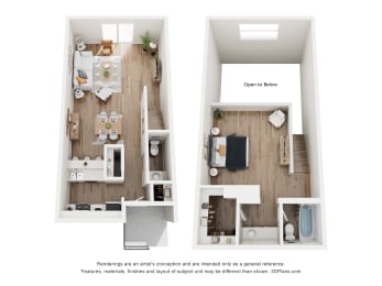 1 bed 1 bath | 825 Sq. Ft. at 2000 Oasis  Apartments, Atlanta, Georgia