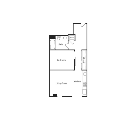 floor plan photo of the rise hayes valley in san francisco, ca