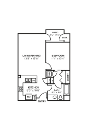 1C Floor Plan