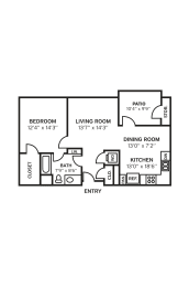 1E Floor Plan