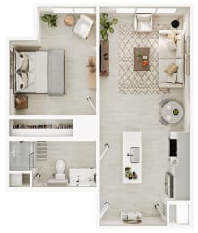  Floor Plan 1H